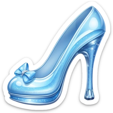 cinderella heel sticker