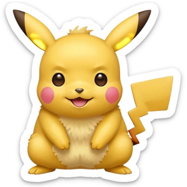 pikachu pokemon sticker