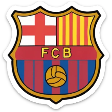 Barcelona logo sticker