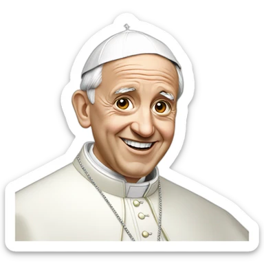 Pope francis sticker