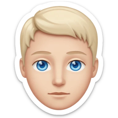 change eyes to blue sticker