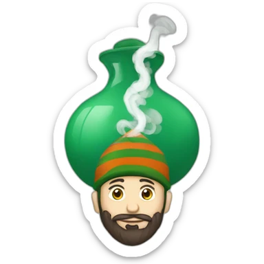 Chechen smokes hookah sticker