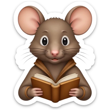 rats + book sticker
