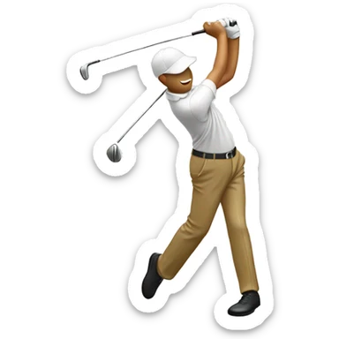 golf swing sticker