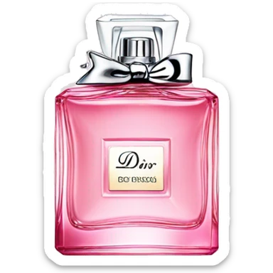 pink dior perfume  sticker