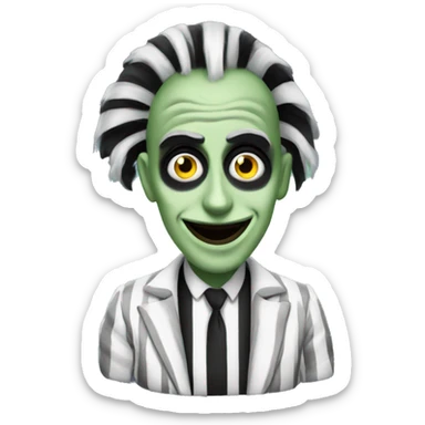 beetlejuice sticker