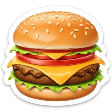 Fast Food Burgers sticker