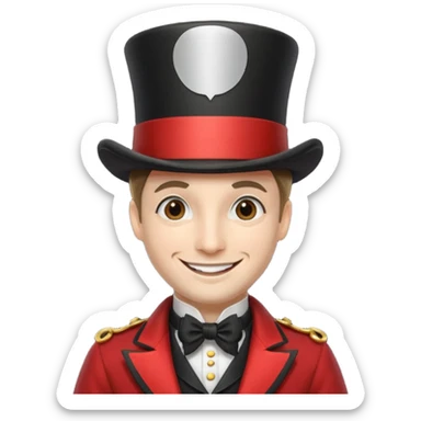 Ringmaster + hat sticker
