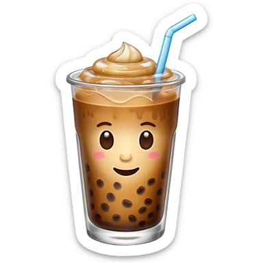 iced coffee sticker