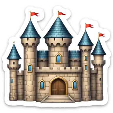 luxurious castle sticker