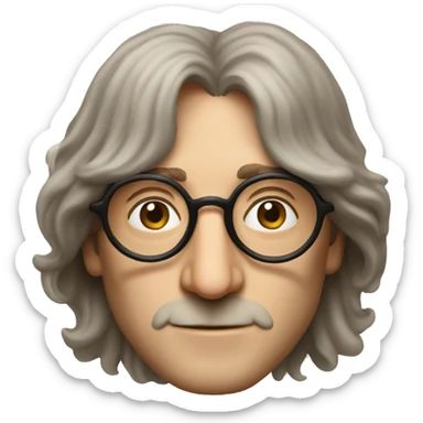 John Lennon emoji sticker