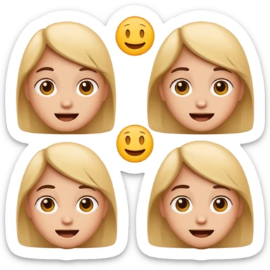 emoji representing a mood shift, expressive face changing from sad to happy sticker