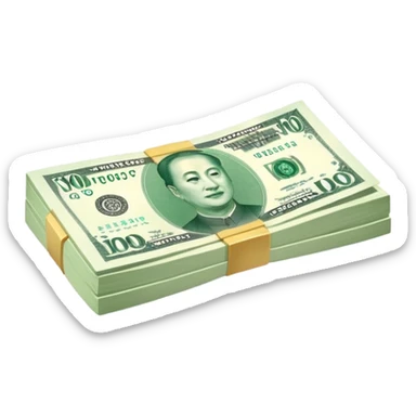 currency yuan pack sticker