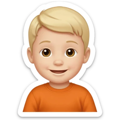 Baby boy with surname Harding sticker