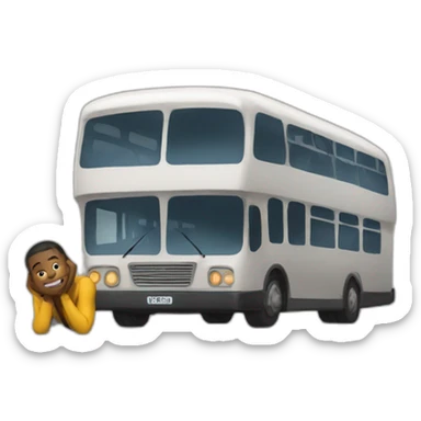 thrown under a bus sticker