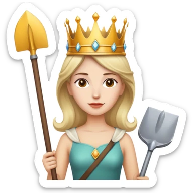 Queen of spades wife sticker