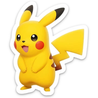 Pikachu sticker