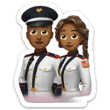 Marine et Gabi sticker