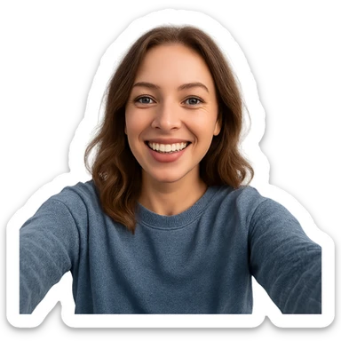 Selfie sticker