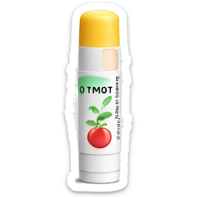 lip balm with label sticker