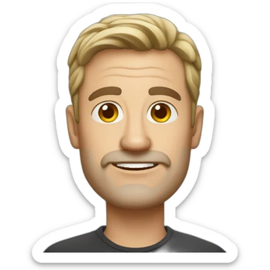 German man at 35 years sticker