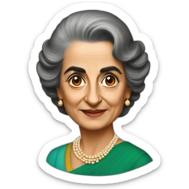 Indira Gandhi sticker