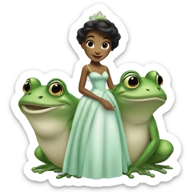 Tiana from Princess with a Frog sticker