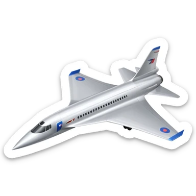 yes now i want a Concorde with no liveryies (must actually look like a concorde and not a shoe with a hole in it for it to rain inside the shoe) sticker