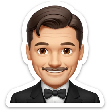Clark Gable sticker