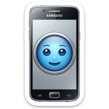 samsung s25 phone as an ios emoji sticker