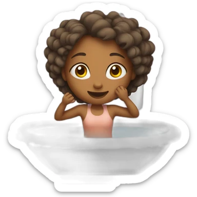 girl in the bathroom sticker