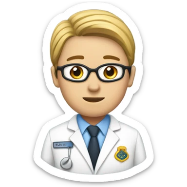 Laura de enfermera sticker