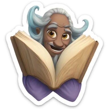 Fantasy pastel story book sticker