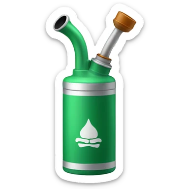 Bong and lighter sticker