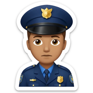 police officer sticker