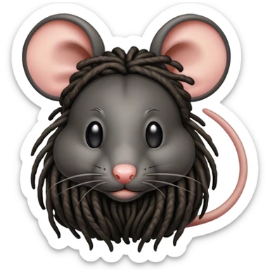 Rasta mouse  sticker