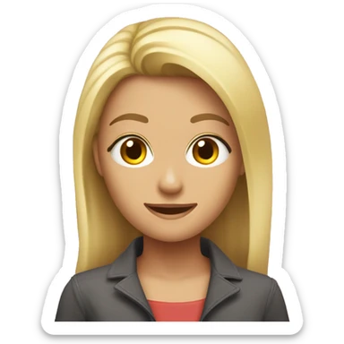 2 mejores amigas una rubia y otra castaña esquiando  sticker