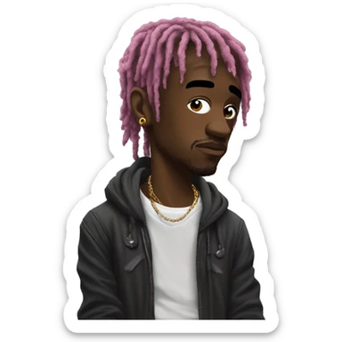 Lil uzi vert thoughtful sticker