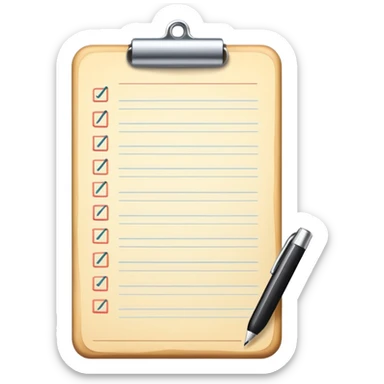 very long endless one-page to-do list sticker