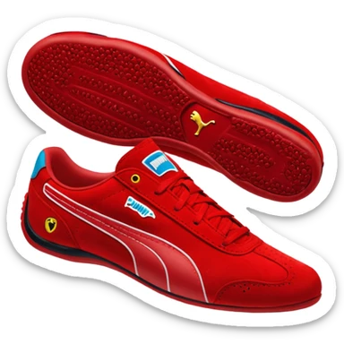 Puma rouge speedcat sticker