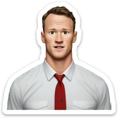 Jonathan Toews shirt unbuttoned sticker