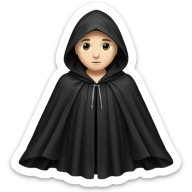 Hooded Cloak sticker