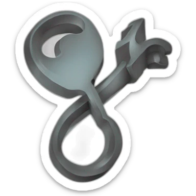 un main tenant une clef sticker