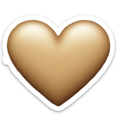 beige books and brown heart sticker