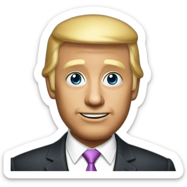 urfin jus as trump sticker