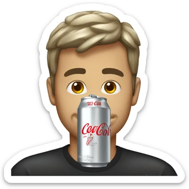 Diet Coke addict sticker