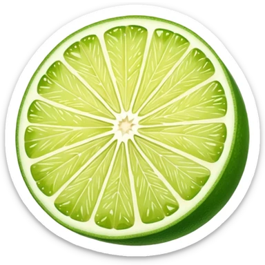 lime slice sticker