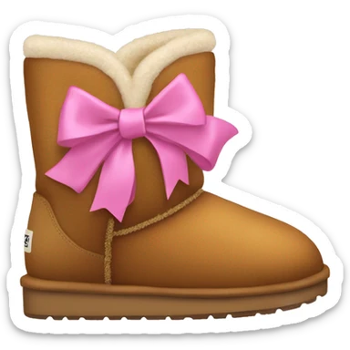 Uggs with bows sticker