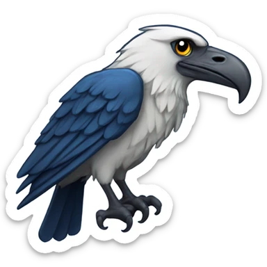 The ravenclaw house crest from Harry Potter sticker
