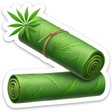marijuana roll sticker